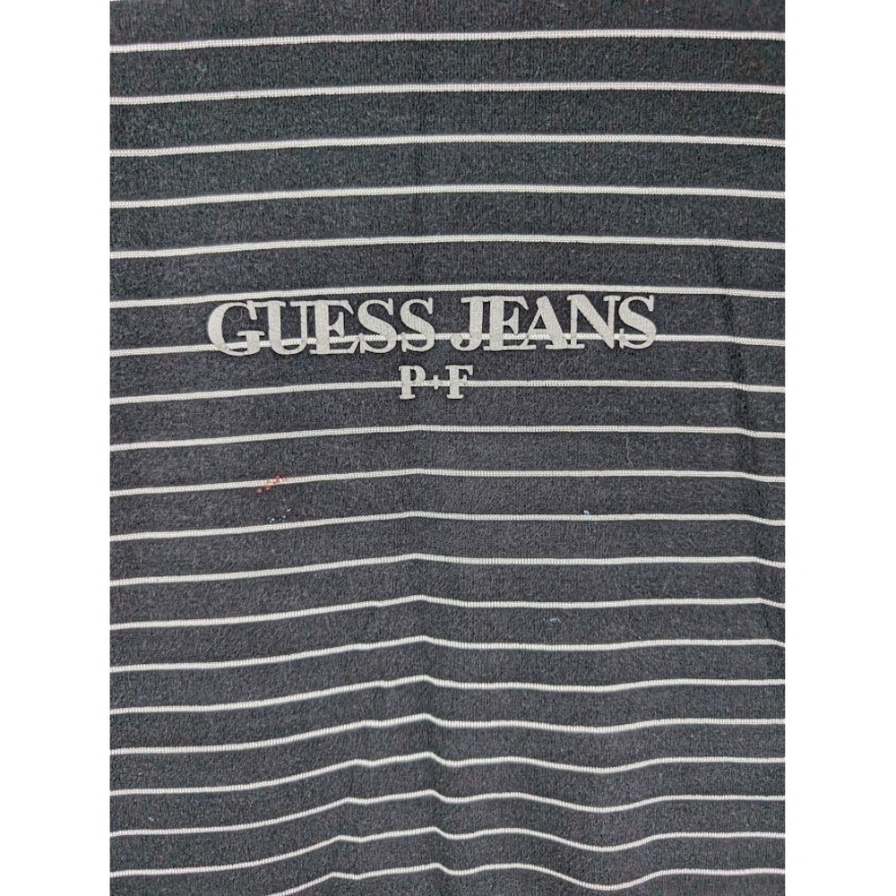 Guess Jeans x Places + Faces  T-Shirt Men's Large‎ 3M Stripe Streetwear Retro - Picture 4 of 8